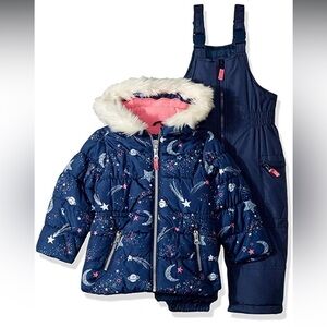 Carter's Girls Size L/6X Heavyweight 2-piece Skisuit Snowsuit